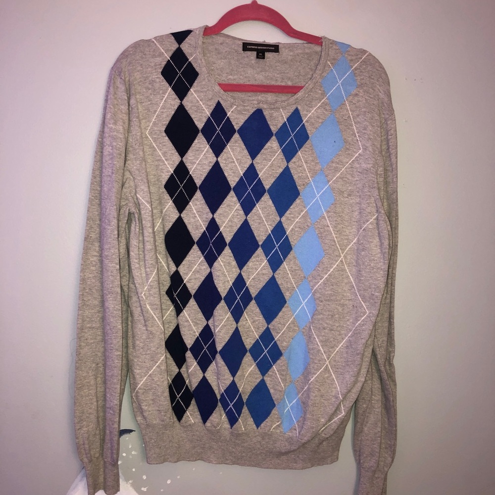 Argyle sweater